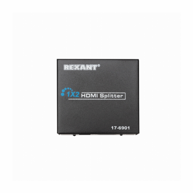 Делитель гнездо HDMI на 2 гнезда HDMI, металл REXANT