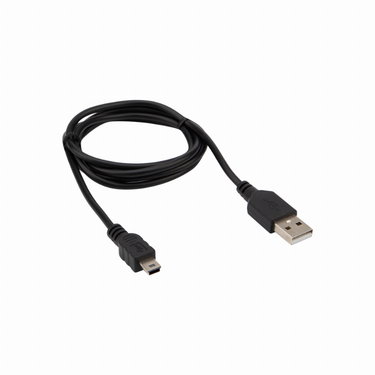 Кабель USB-mini USB/PVC/black/1m/REXANT