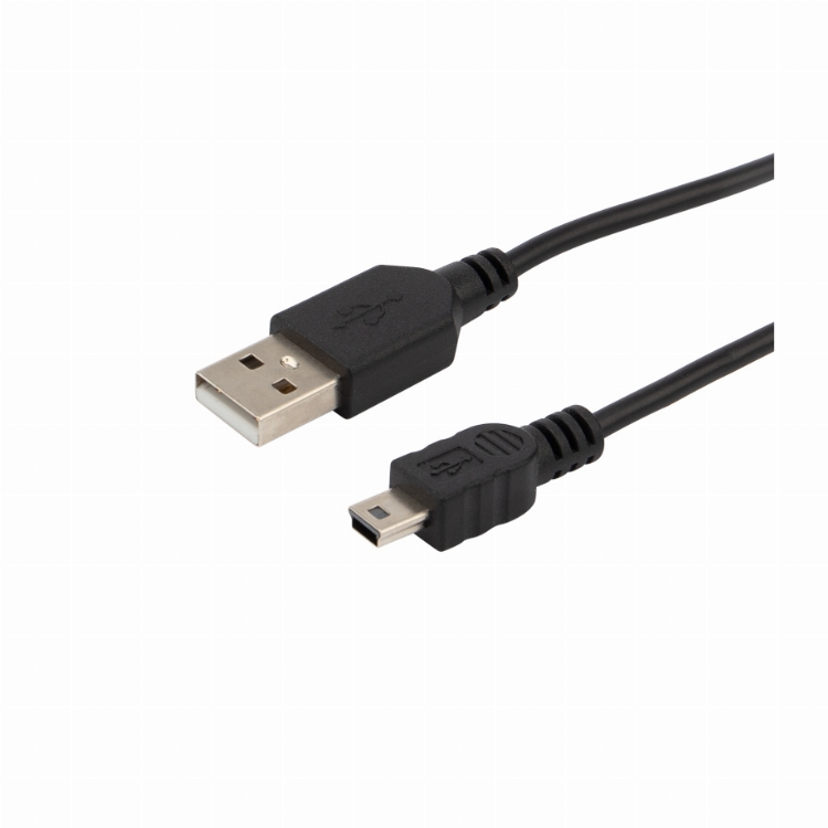 Кабель USB-mini USB/PVC/black/1m/REXANT