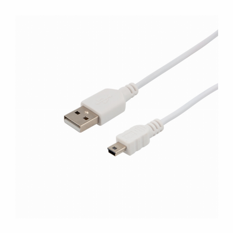 Кабель USB-mini USB/PVC/white/1,8m/REXANT