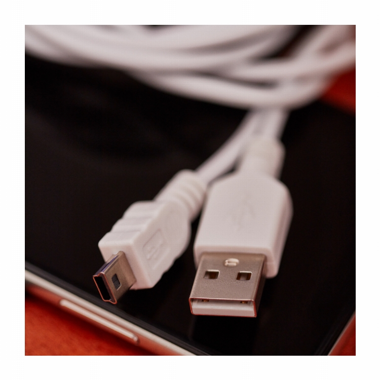 Кабель USB-mini USB/PVC/white/1,8m/REXANT