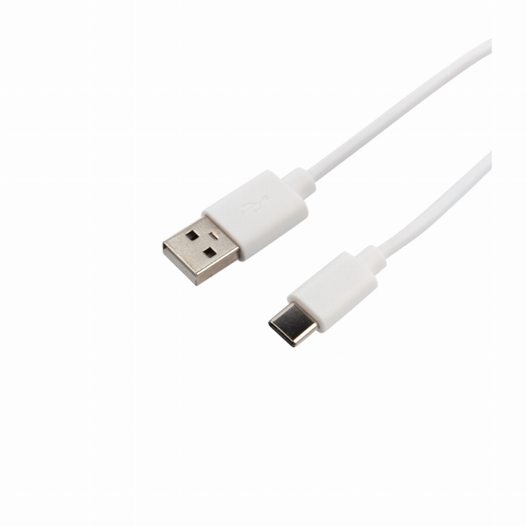 Кабель USB-Type-C/2A/PVC/white/1m/REXANT