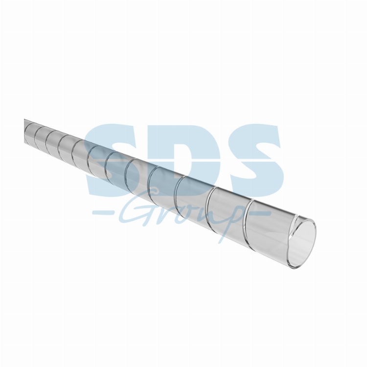 Кабельный спиральный бандаж, диаметр 12 мм, длина 2 м (SWB-12), прозрачный REXANT