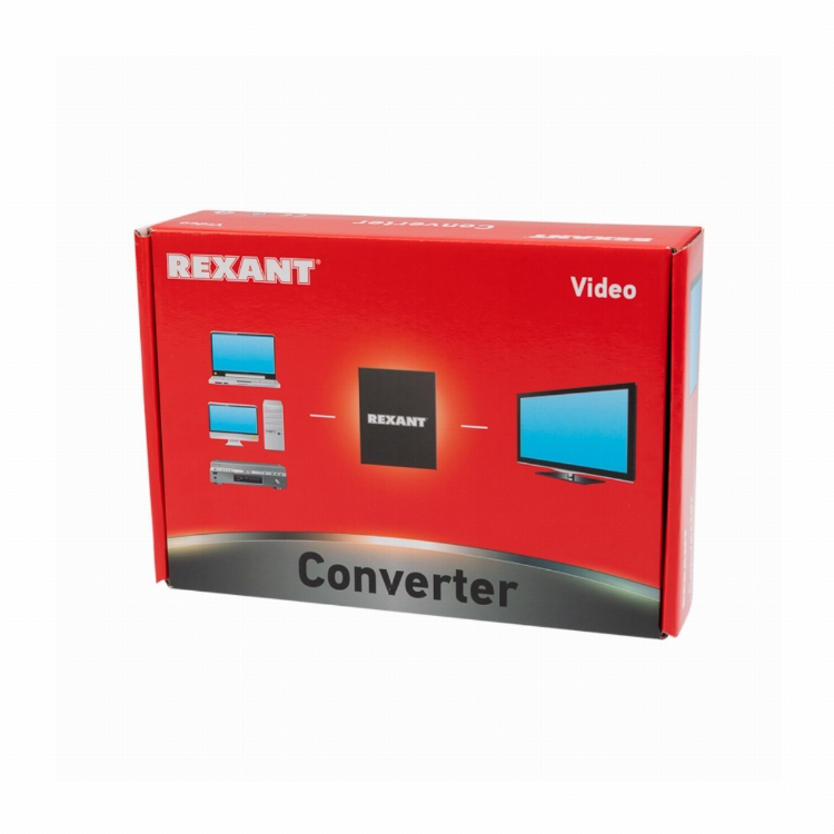 Конвертер BNC + S-video на VGA REXANT