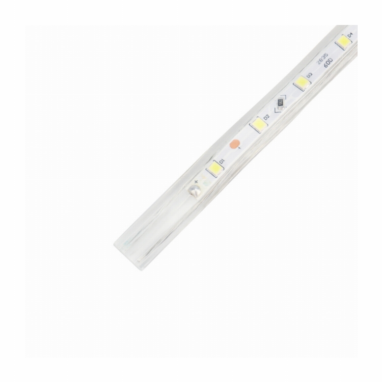 LED лента 220 В, 10х7 мм, IP67, SMD 2835, 60 LED/m, цвет свечения белый, бухта 100 м