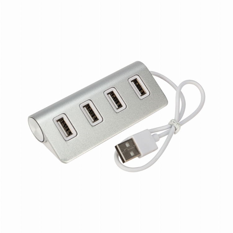 Разветвитель REXANT 4 USB-port серебристый