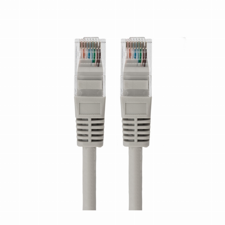 REXANT Патч-корд U/UTP, категория 5e, RJ45-RJ45, неэкранированный, LSZH серый, 0,5 м