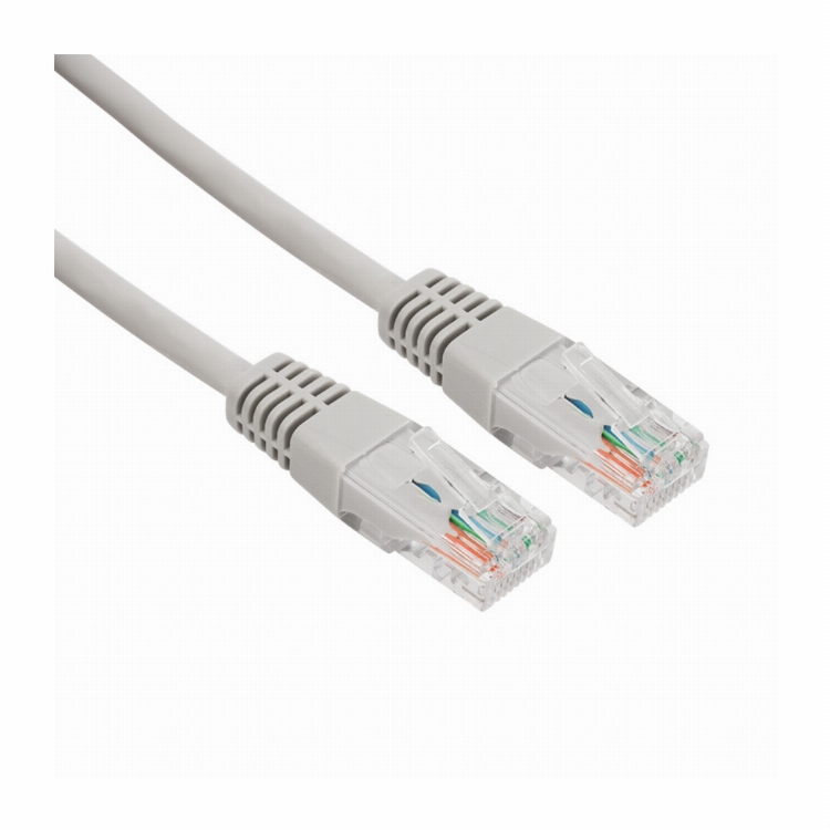 REXANT Патч-корд U/UTP, категория 5e, RJ45-RJ45, неэкранированный, LSZH серый, 5 м