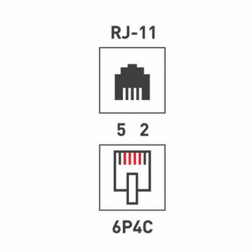 Rexant Телефонный разъем RJ-14(6P4C)