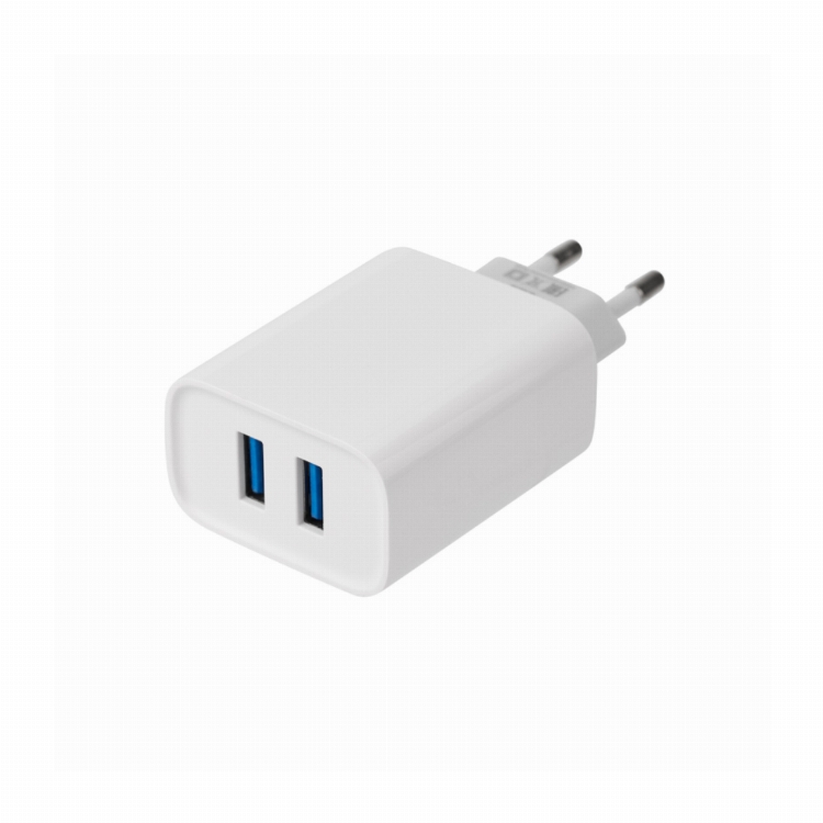 Сетевое зарядное устройство для iPhone/iPad REXANT 2 x USB, 5V, 2.4 A, белое