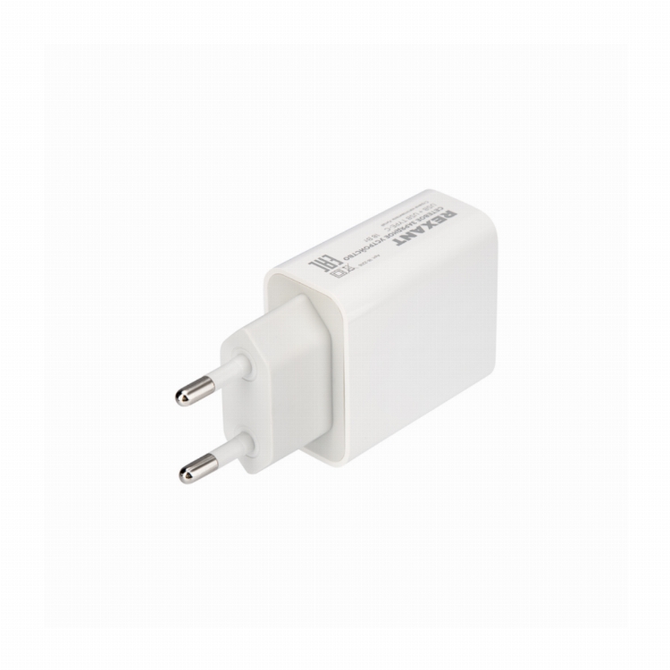 Сетевое зарядное устройство REXANT USB-A+USB-C адаптер, 18W белое