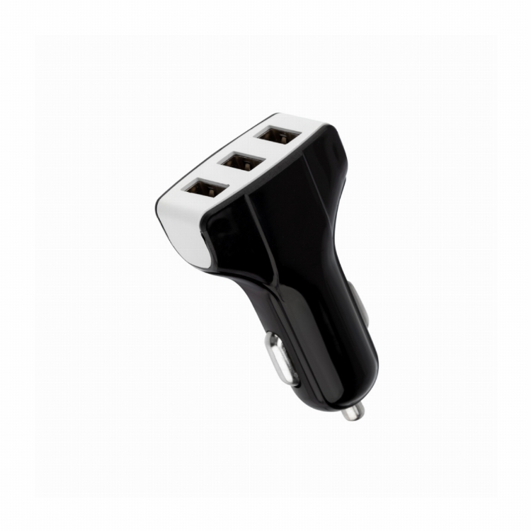 Зарядное устройство в прикуриватель REXANT 3 x USB, 1000mA, черное