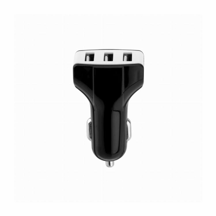 Зарядное устройство в прикуриватель REXANT 3 x USB, 1000mA, черное